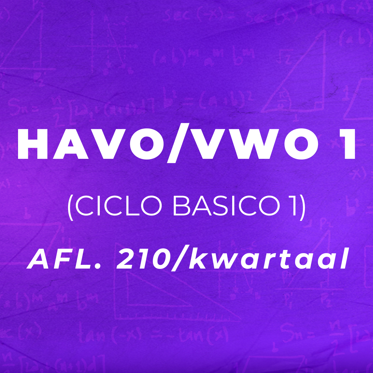 HAVO/VWO 1 - Abbonement pa cada 3 luna (Ciclo Basico 1)