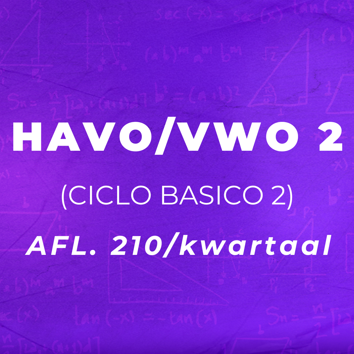 HAVO/VWO 2 - Abbonement pa cada 3 luna (Ciclo Basico 2)