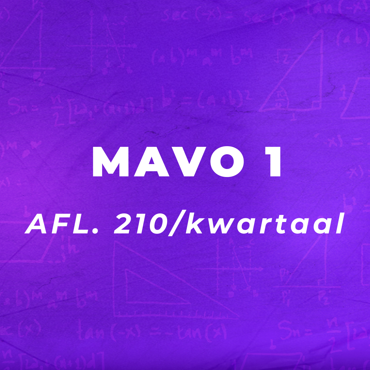 MAVO 1 - Abbonement pa kwartaal